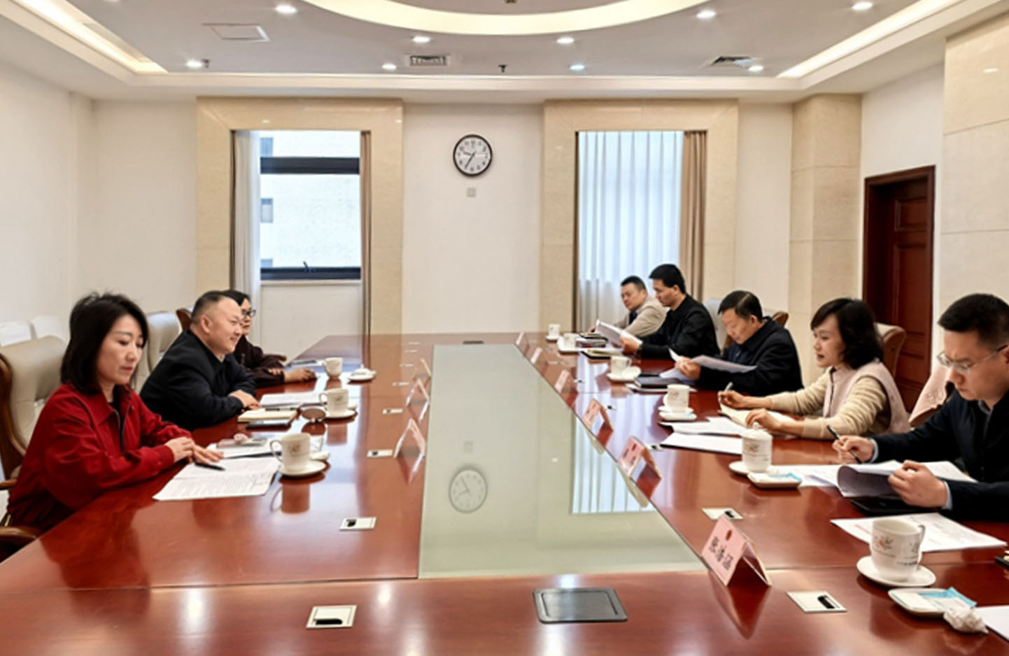 彭仕扬带队向省人大城环资委汇报相关工作